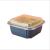 Plastic Double Layer Vegetable Washing Basket Kitchen Dustproof with Cover Fruit and Vegetable Drain Basket