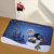 New Christmas Floor Mat Flannel Hd Printed Rectangular Floor Mat Graphic Customization Bathroom Non-Slip Mat