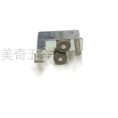Mute Bearing Concave Wheel Furniture Window Hanging Wheel Sliding Door Roller Road Track Accessories Wardrobe Push and Pull Sliding Gate Pulley