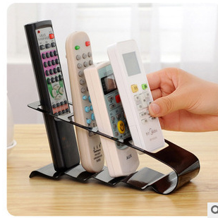 creative iron four-grid remote controller storage rack