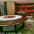 Hotel Box Solid Wood Table Modern Light Luxury Electric Turntable Dining Table Restaurant Electric Large round Table