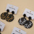 Korean Style Love round Earrings Fashion Elegant Earrings Acrylic Creative Earrings Factory Direct Sales