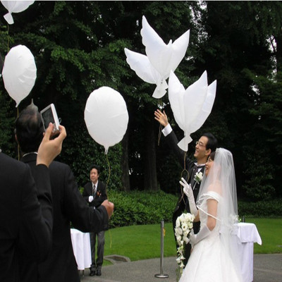 Wholesale White Pigeon Wedding Balloon Pigeon Balloon Peace Pigeon Balloon Wedding Pigeon Balloon