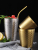 304 Stainless Steel points Juice Beer Tumbler Coffee Cup Golden Diamond Pattern Mouthwash Cup Restaurant Wine Glass