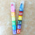 Timeout 745 Creative Building Blocks Splicing Solid Fluorescent Pen Student DIY Six-Color Key Graffiti Marker Marking Pen
