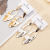 Geometric Retro Earrings Long Women's Hollow Earrings Tassel Earrings Temperament High Cold Wind Earrings Cross-Border Hot Sale