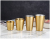 304 Stainless Steel points Juice Beer Tumbler Coffee Cup Golden Diamond Pattern Mouthwash Cup Restaurant Wine Glass
