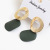Mini Mori Earrings Hollow Korean Exquisite Morandi Eardrops Geometric Women's Earrings Cross-Border Hot