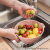 J52-8034 Fabulous Draining Gadget Kitchen Home Practical Simple Multi-Functional Hollow Wash Fruit and Vegetable Basket