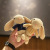 New Long Ear Button Rabbit Keychain Pendant Mogul Rabbit Plush Doll Schoolbag Pendant Prize Claw Small Gift