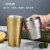 304 Stainless Steel points Water Cup Large Capacity Beer Cup Thick Double-Layer Restaurant Tea Cup Coffee Cup Juice Cup