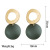 Mini Mori Earrings Hollow Korean Exquisite Morandi Eardrops Geometric Women's Earrings Cross-Border Hot