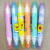 Student 722 Cute Chicken Double Head 6 Colors Fluorescent Pen Cartoon Cute Pet Animal Graffiti Painting Hand Account Pen Marker