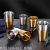 304 Stainless Steel points Water Cup Large Capacity Beer Cup Thick Double-Layer Restaurant Tea Cup Coffee Cup Juice Cup