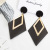 European and American Exaggerated Earrings Metal Hollow Ear Rings Women's Versatile Diamond Fashion Geometric Earrings Gold Earrings