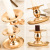 Amazon Metal Candlestick Cross-Border Decoration Gold Plating Aroma Candle Cup European Home Restaurant Decorations