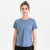 Yoga Jacket Women's Quick-Drying Loose Elastic Sports Short-Sleeved Running Hole Burning Sports Top Gym T-shirt