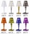 Kartell Diamond Crystal Charging Decorative Table Lamp USB Bedroom Bar Portable Touch Projection Small Night Lamp