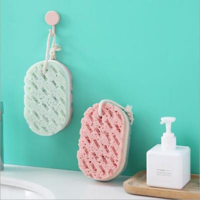Thickened Three-Color Bath Towel Bathroom Adult Bathing Spong Mop Double-Sided Bath Sponge Exfoliating