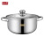 Shengbide Stainless Steel Soup Pot 22cm Thickened Soup POY Noodle Pot Binaural Small Pot Points Exchange Gifts