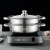 Shengbide Stainless Steel Steamer Wok Two-Piece Cast Iron Non-Stick Cooker Wok Combination Soup Steam Pot Gift Pot