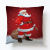 Factory Customized Linen Pillow Cover Santa Claus Sofa Cushion Cover Christmas Car Cushion Cushion Wholesale