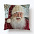 Factory Customized Linen Pillow Cover Santa Claus Sofa Cushion Cover Christmas Car Cushion Cushion Wholesale