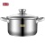 Shengbide Stainless Steel 304 Soup Pot Korean Style Thickened Compound Bottom Pot with Two Handles 22cm Clear Soup Pot Pot Gift Wholesale