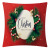 Amazon Cross-Border New Christmas Gift Home Cotton and Linen Cushion Case Car Cushion Couch Pillow Back Seat Cushion