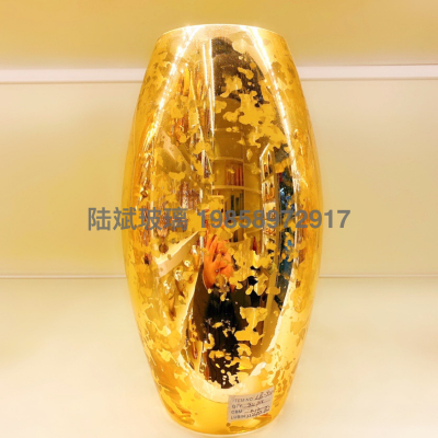 Gold Vase Glass Crafts Ornament Decoration Middle East Home Decorations