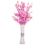 Simulation Peach Branches Living Room Fake Chimonanthus Single Plastic Flower Dried Flower Ornaments Indoor Decorative Tree Floor Cherry Twig