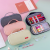 Portable Large Capacity Pencil Case Student Stationery Storage Bag Korean Simple Multi-Functional Double-Layer  Storage