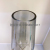 Smoky Gray Glass Vase Flower with Iron Frame Large and Small Sizes Medium and High-Grade Smoky Gray