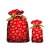 Exclusive for Cross-Border Large Plastic Gift Bag Christmas Eve Drawstring Packaging Gift Bag Christmas Drawstring Bag Candy Bag