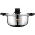 Shengbide Soup Pot 304 Stainless Steel Pot Household Binaural Soup Pot Single Bottom Thickened Gift Soup Pot Induction Cooker