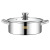 Shengbide Stainless Steel Pots 28cm Non-Capacity Hot Pot Thickened Household Hotpot Pots Commercial Practical Gifts