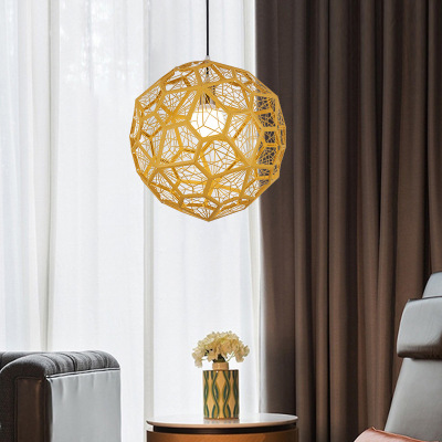 Nordic Light Luxury Chandelier Amazon Modern Minimalist Art Diamond Ball Iron Dining Hanging Living Room Bedroom Lamp