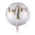 New 18-Inch round Footprints Men and Women Pattern Aluminum Foil Balloon Wholesale Birthday Party Decoration Balloon