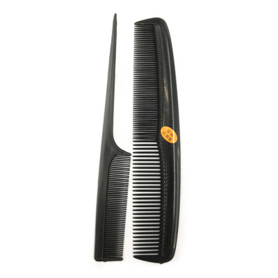 681d Set Hairdressing Comb Flat Comb Two Ends Plastic Hairbrush + Tail Comb