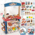 Playhouse Set Luxury Ice Cream Set Simulation Dessert Store Children's Supermarket Cashier Assembled Toys