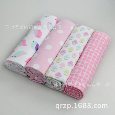 Foreign Trade Cotton Blanket 74 * 74cm Baby Blanket Cotton up to Velvet Blanket Baby Sheets Baby Gro-Bag Hug Blanket