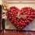 10-Inch Single Layer Pomegranate Red Latex Instagram Mesh Red Balloon Wedding Room Decoration Wedding Valentine's Day Gem Red Balloon