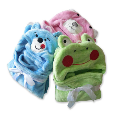 Factory Direct Sales Model Children's Cloak 2020 New Can Be Used as Hug Blanket Car Blanket out Regular Cartoon Available