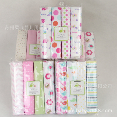 Pure Cotton Swaddling Blanket Hug Blanket Single Summer Cotton Blanket Suitable for Fleece Blanket 102*76 PVC Mixed Hair