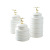 Creative Gold Outline Ceramics Storage Jar Temple Jar Candy Tea Sealed Jar Home Ceramic Crafts Ornaments