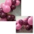Cross-Border Hot Sale 102PCs Wine Red Rose Red Balloon Chain Pink Series Balloon Set Birthday Party Decoration