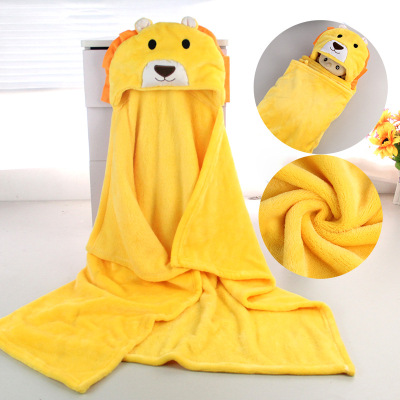 Cartoon Style Children's Cloak Can Be Used for Hug Blanket Car Blanket, out Standing in Stock Wholesale Can Be Customized
