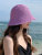 Straw Hat High-Profile Figure Women's Summer Beach Small Brim Simple Sun Protection Sun Shade Hat Holiday Vacation Woven Seaside Bucket Hat