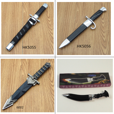 Factory Direct Sales Short Metal Craft Sword Iron Sword Sword Town House Longquan Sword Not Open Blade Wholesale
