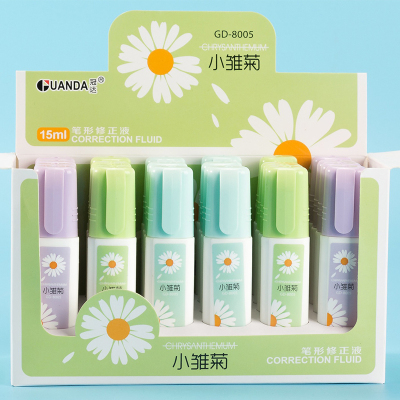 Hot Sale Correction Fluid Cartoon Environmental Protection Correction Pen Office School Supplies  Error Correction Liqui